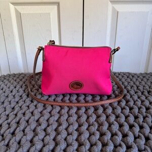 DOONEY&BOURKE hot pink crossbody bag, W10”xH7”